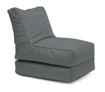 Pufas Hanah Home Fume, pilka sp., 180 cm x 55 cm x 40 cm