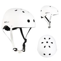Шлем для катания на роликах Nils Extreme MTW001, M (55-58cm), белый цв.