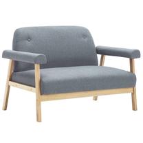 Sofa VLX 2-Seater 246643, šviesiai pilka sp., 69 x 115 cm x 75 cm