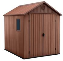 Sodo namelis Keter 6x8, 190 cm x 244 cm x 221 cm, 10245 l, ruda sp.