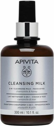 Очищающее молочко для лица Apivita Chamomile & Honey, 300 мл