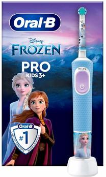 Электрическая зубная щетка Oral-B Vitality Pro 103 Kids Frozen, голубой цв.