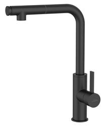 Virtuvinis maišytuvas Invena Preto BZ-48-W04-L, juoda sp. Prekė su pažeista pakuote.