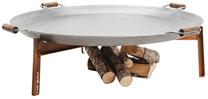 Kempinga panna ar noņemamām kājām GrillSymbol Skillet Stark, tērauds, 96 cm, 50 l, nerūsējošā tērauda krās.