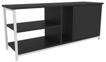 ТВ стол Kalune Design Neola, антрацитовый цв./белый цв., 120 см x 35.3 см x 50.8 см