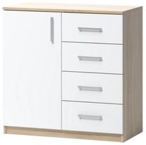 Komoda Tatris 02, ąžuolo sp., 80 cm x 40 cm x 80 cm