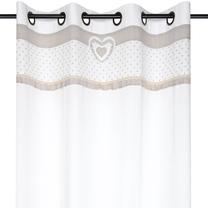 Nakts aizkari Lovely Bernice R6B735001, balts krās./bēša krās., 260 cm x 140 cm