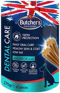 Лакомство для собак Butchers Dental Care, курица/овощи, 0.27 кг, 7 шт.