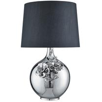 Galda stāvlampas Searchlight Table EU1845CC, E27, 40W, melna krās./hroma krās.