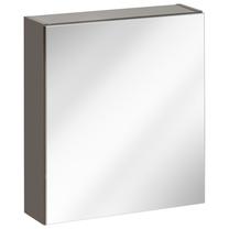 Pakabinama vonios spintelė su veidrodžiu Hakano Twin, grafito sp., 15 cm x 50 cm x 55 cm