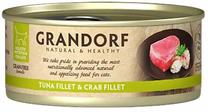 Mitrā kaķu barība Grandorf Natural & Healthy, tunzivis/krabis, 0.07 kg