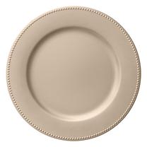 Serviravimo lėkštė Ambition Perline champagne, Ø 33 cm, šampano sp., plastikas