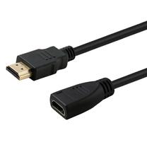 Кабель Savio CL-132 HDMI male - HDMI female HDMI male, HDMI female, 1 м, черный цв.