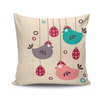 Dekoratyvinės pagalvėlės užvalkalas Mioli Decor NKRLNT-120, įvairių spalvų, 43 cm x 43 cm