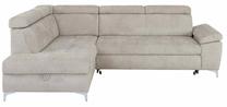 Kampinė sofa - lova Raul, smėlio sp., kairinė, 206 x 271 cm x 98 cm