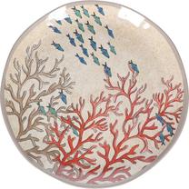 Šķīvis pusdienu Rose&Tulipani Sea Life, Ø 27 cm, zila krās./brūna krās./sarkana krās.