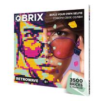 Конструктор Mozabrick Qubrix Retro Wave, 3500 шт., многоцветный