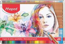 Krāsainie zīmuļi Maped Watercolor Pencils, 48 gab.