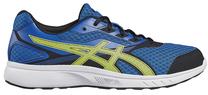 Sporta apavi Asics Stormer, zila krās./melna krās./zaļa krās., 40