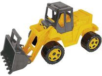 Игрушечный экскаватор Lena Eco Giga Trucks Loader 02218, желтый цв.