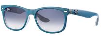 Sporta saulesbrilles Ray-Ban New Wayfarer Junior RJ9052S 703419, 48 mm, zila krās./pelēka krās.