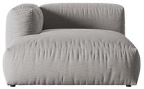 Modulinė sofa Micadoni Martina, šviesiai pilka sp., kairinė, 176 x 123 cm x 75 cm