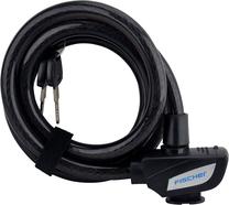 Замок Fischer Bicycle Cable Lock, черный цв., 600 мм x 14 мм