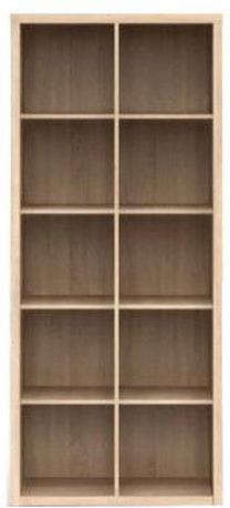 Black Red White Bookshelf Nepo REG/19/8 Sonoma Oak