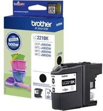 Rašalinio spausdintuvo kasetė Brother LC221BK, juoda sp.