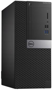 Stacionarus kompiuteris Dell OptiPlex 7040 MT, atnaujintas Intel® Core™ i7-6700, 1128 GB, DDR4 16 GB, SSD+HDD 128 GB 1 TB, Intel HD Graphics 530 Dynamic, Windows 10 Pro RM30621