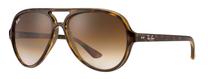 Sportiniai akiniai nuo saulės Ray-Ban Cats 500 Classic RB4125 710/51 59-13, 59 mm, ruda sp.