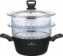 Prekė su pažeista pakuote. Puodas Zwieger Stiga, Ø20 cm, 3 l, juoda sp.