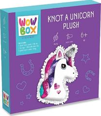 Radošais komplekts, spilvens, vienradzis Tm Toys Wow Box, balta krās./rozā krās./violeta krās.