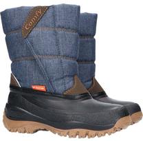Ziemas zābaki ar dabīgu vilnu Demar Comfy 1356A, zila krās./brūna krās./melna krās., 25 - 26