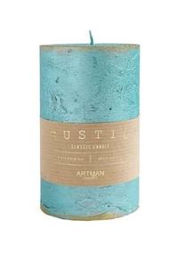 Свеча Artman Rustic BC8145, 380 г, голубой цв.
