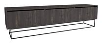 ТВ стол Kalune Design Kordon 180, черный цв./темно-коричневый цв., 180 см x 40 см x 50 см