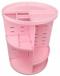 Органайзер для кистей Iko Rotating, 23 см, 23 см x 23 см, розовый цв.