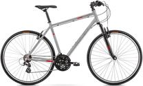 Velosipēds hibrīds Romet Orkan M, 28 ", 19" rāmis, sarkana krās./grafīta krās.