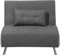Sofa-lova Beliani Farris, tamsiai pilka sp., 87 x 100 cm x 89 cm
