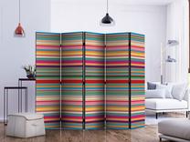Širma Artgeist Subdued Stripes II, įvairių spalvų, 225 cm x 172 cm