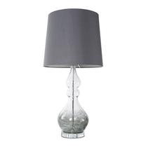 Galda stāvlampas Tiana, E27, 60W, pelēka krās./pelēka krās.