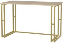 Kirjutuslaud Kalune Design Kane 322RTC1454, 120 cm x 60 cm, 74.8 cm, kuld v./tamm v.