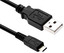 Laidas Blackmoon, Micro USB type B/USB Type A, 180 cm, juoda sp.