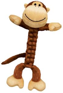 Žaislas šuniui, universalus Kong Monkey, 39.4 cm, šviesiai ruda sp., L