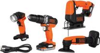 Akumuliatorinių įrankių rinkinys Black & Decker BDCK123S2S-XJ