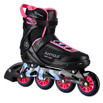 Riedučiai Nils Extreme Armour Black Pink NA22151, juoda sp./rožinė sp., 43