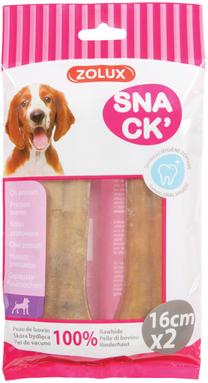 Gardums suņiem Zolux Snack Pressed Bone, liellopa āda, 2 gab.