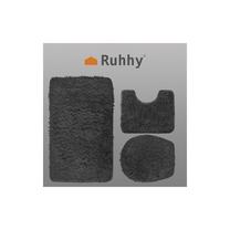 Vonios kilimėlių rinkinys Ruhhy mx-17731, pilka sp., 81.5 cm x 49.5 cm