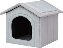 Šuns būdelė Hobbydog Inari R1 BUIGOL10, šviesiai pilka sp./šviesiai mėlyna sp., R1