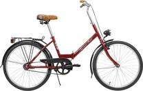 Velosipēds salokāms Azimut Fold, 24 ", bordo krās.